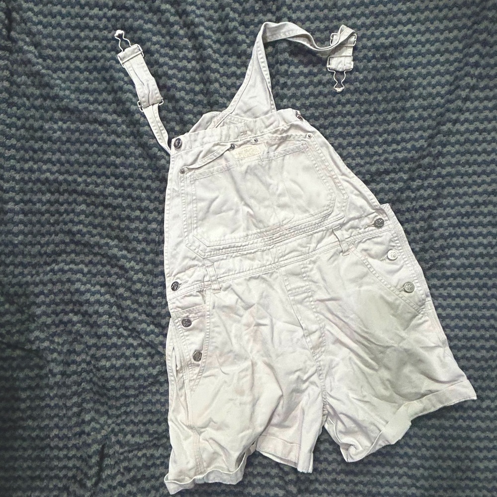 Calvin Klein Khaki Short Overalls